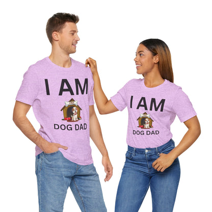 I AM Dog Dad Short Sleeve Tee