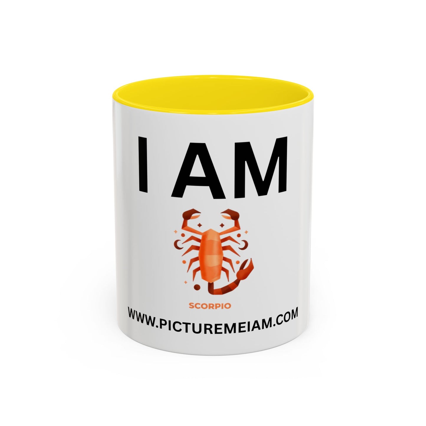 I AM Scorpio Inspirational Accent Coffee Mug - 11/15oz