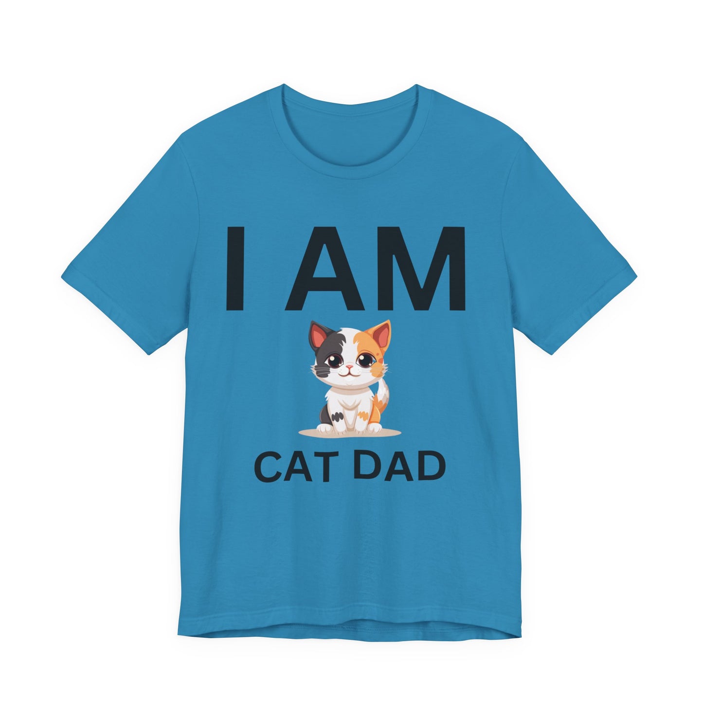 I AM Cat Dad Short Sleeve Tee