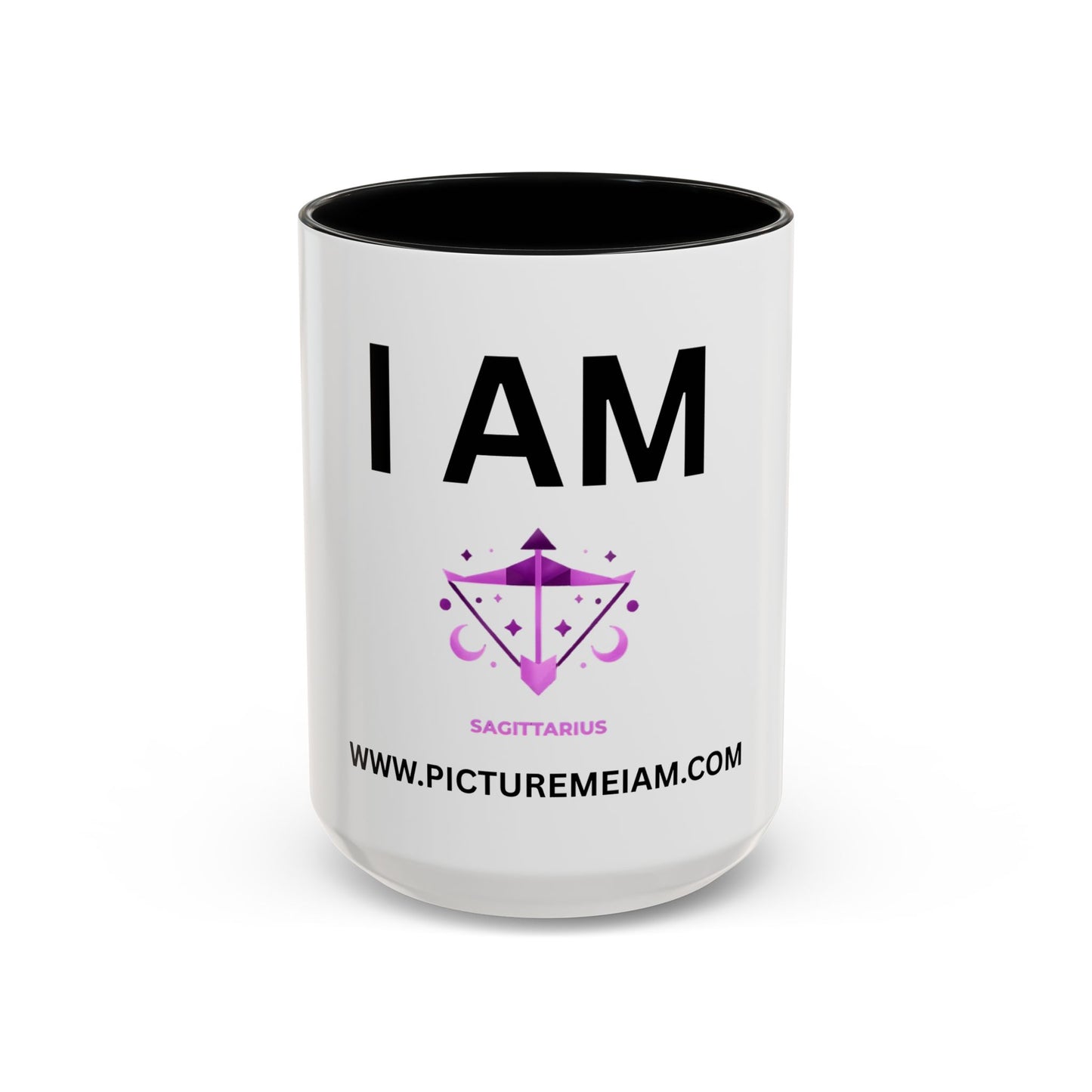 I AM Sagittarius Inspirational Accent Coffee Mug - 11/15oz