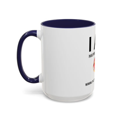 I AM Happily Married Inspirational Accent Coffee Mug - 11/15oz