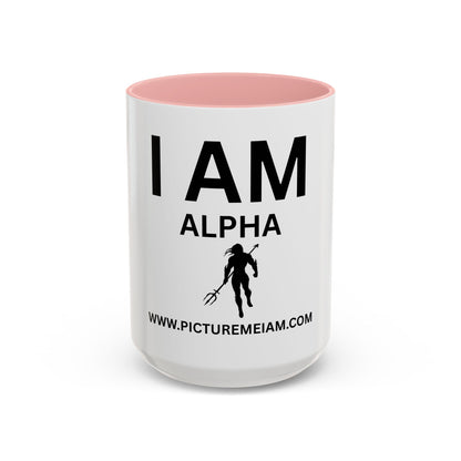 I AM Alpha Men Inspirational Accent Coffee Mug - 11/15oz
