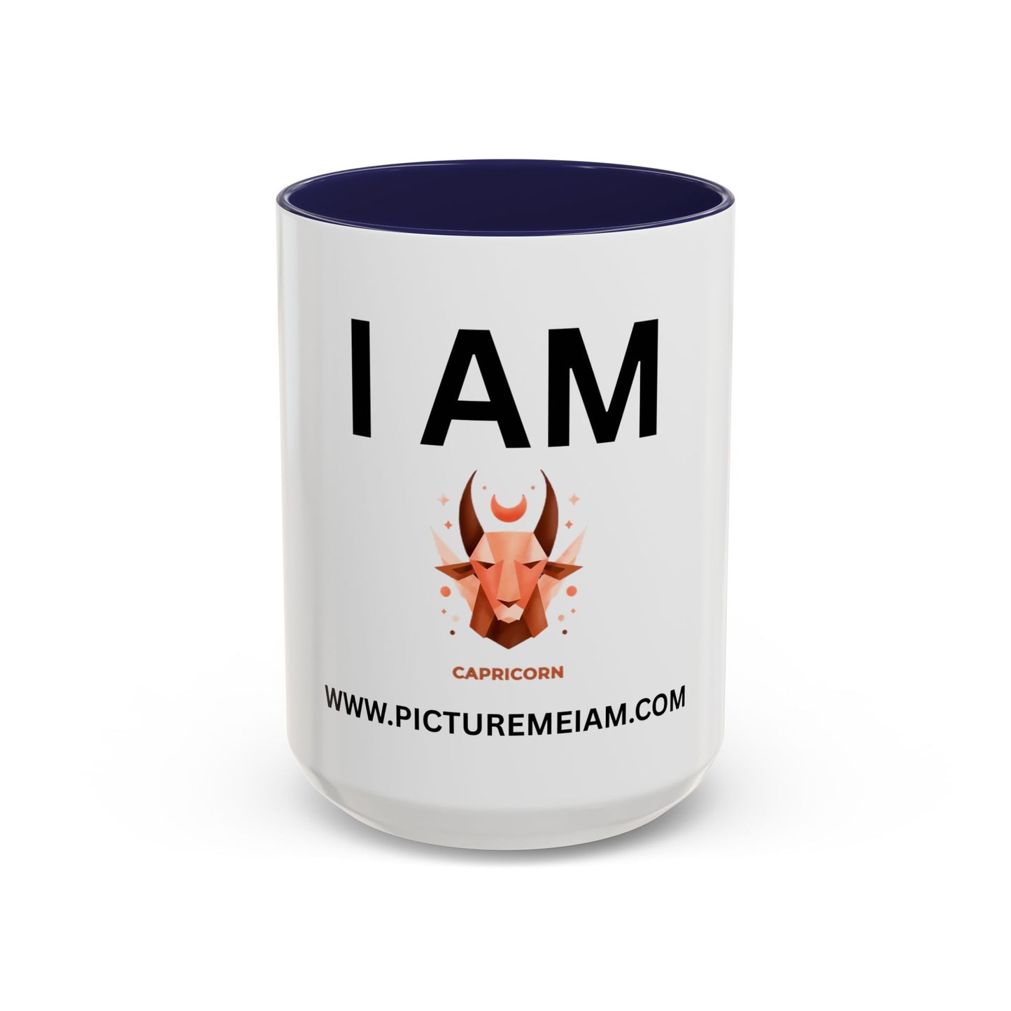 I AM Capricorn Inspirational Accent Coffee Mug - 11/15oz