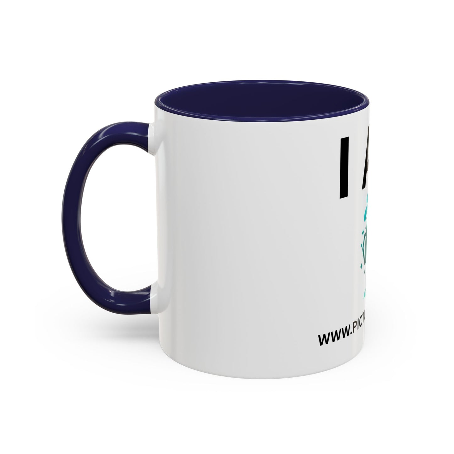 I AM Aquarius Inspirational Accent Coffee Mug - 11/15oz