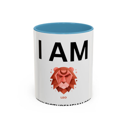I AM Leo Inspirational Accent Coffee Mug - 11/15oz