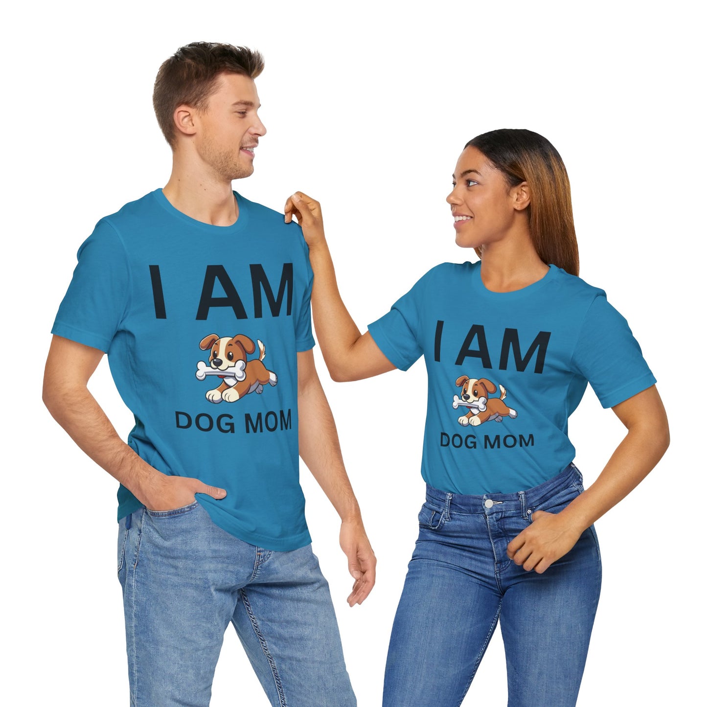 I AM Dog Mom Short Sleeve Tee