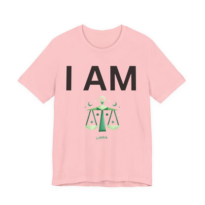 I AM Libra Unisex Short Sleeve Tee