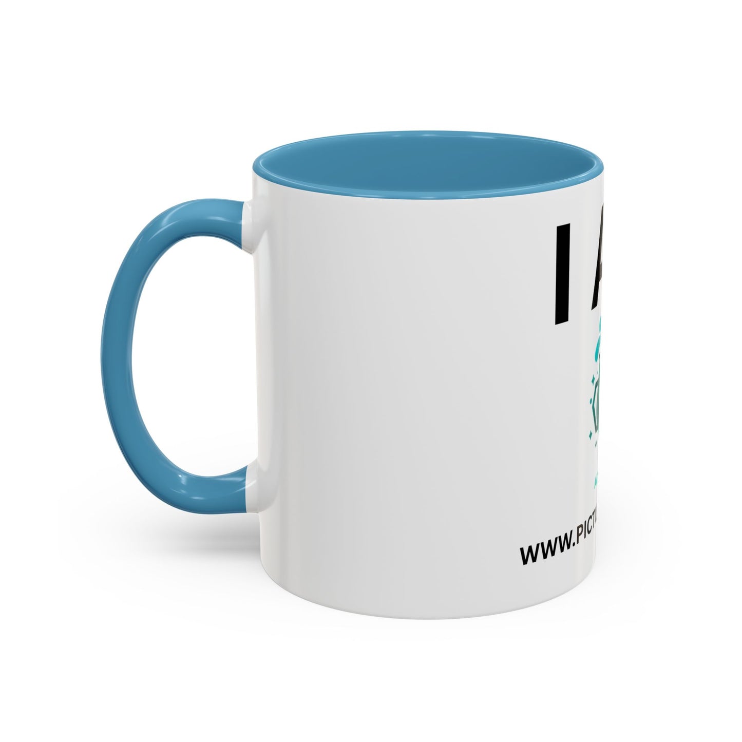 I AM Aquarius Inspirational Accent Coffee Mug - 11/15oz