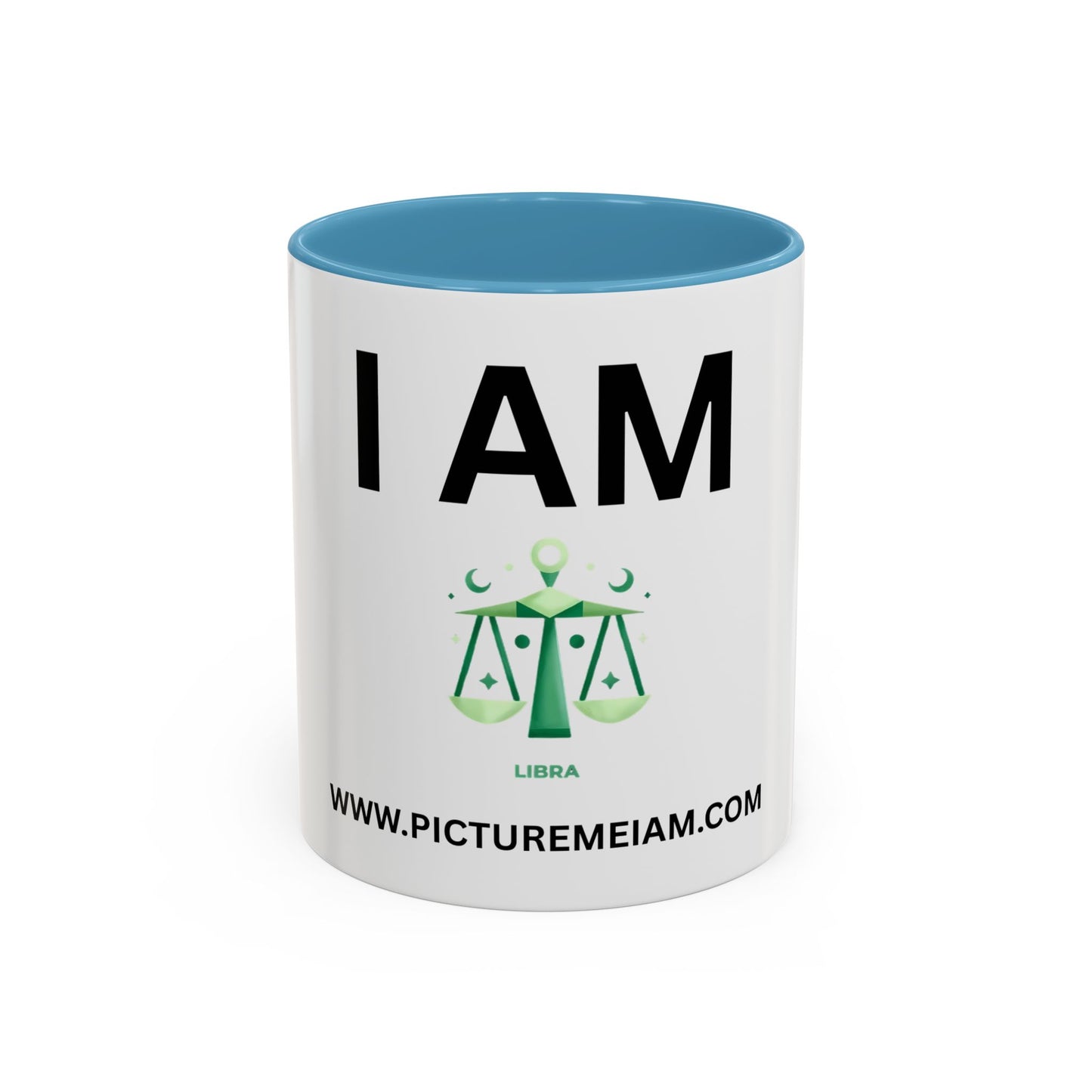 I AM Libra Inspirational Accent Coffee Mug - 11/15oz