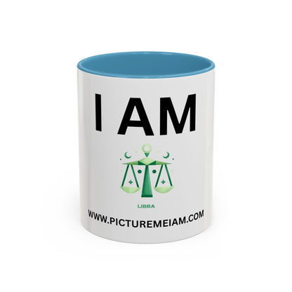 I AM Libra Inspirational Accent Coffee Mug - 11/15oz