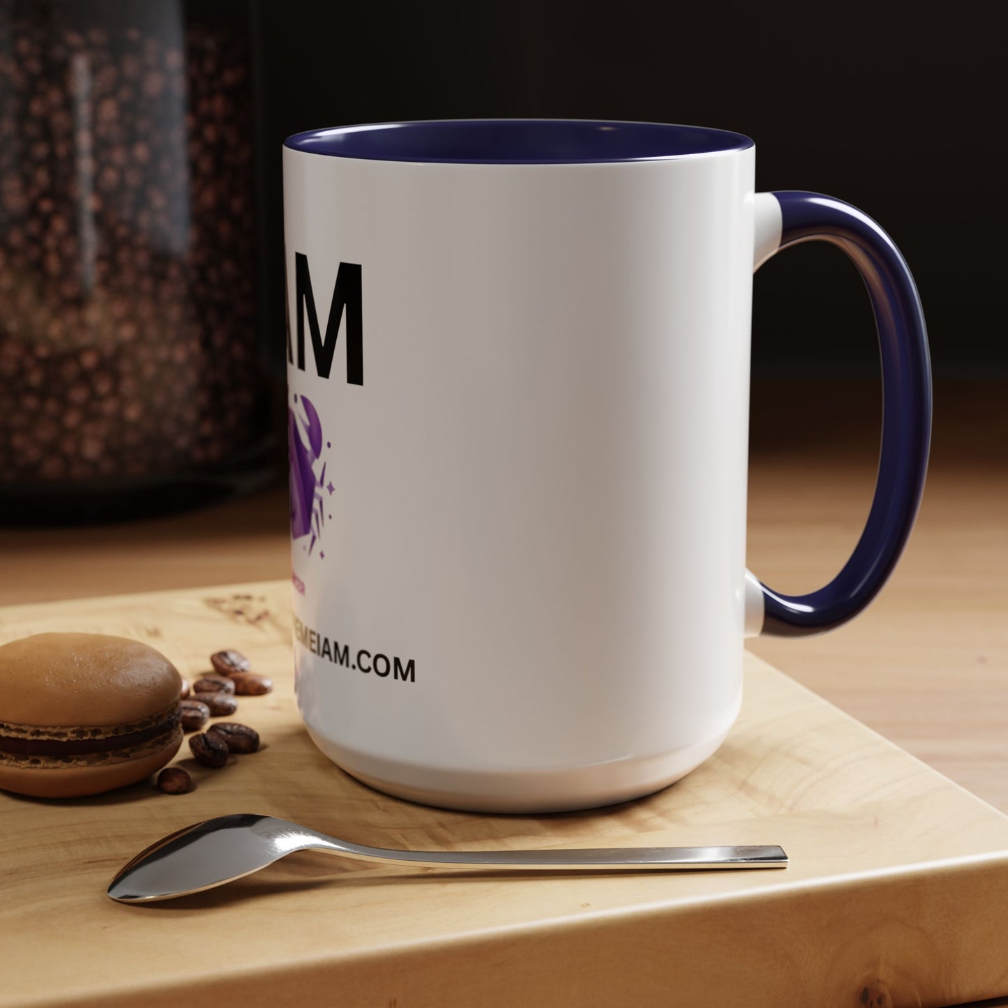 I AM Cancer Inspirational Accent Coffee Mug - 11/15oz