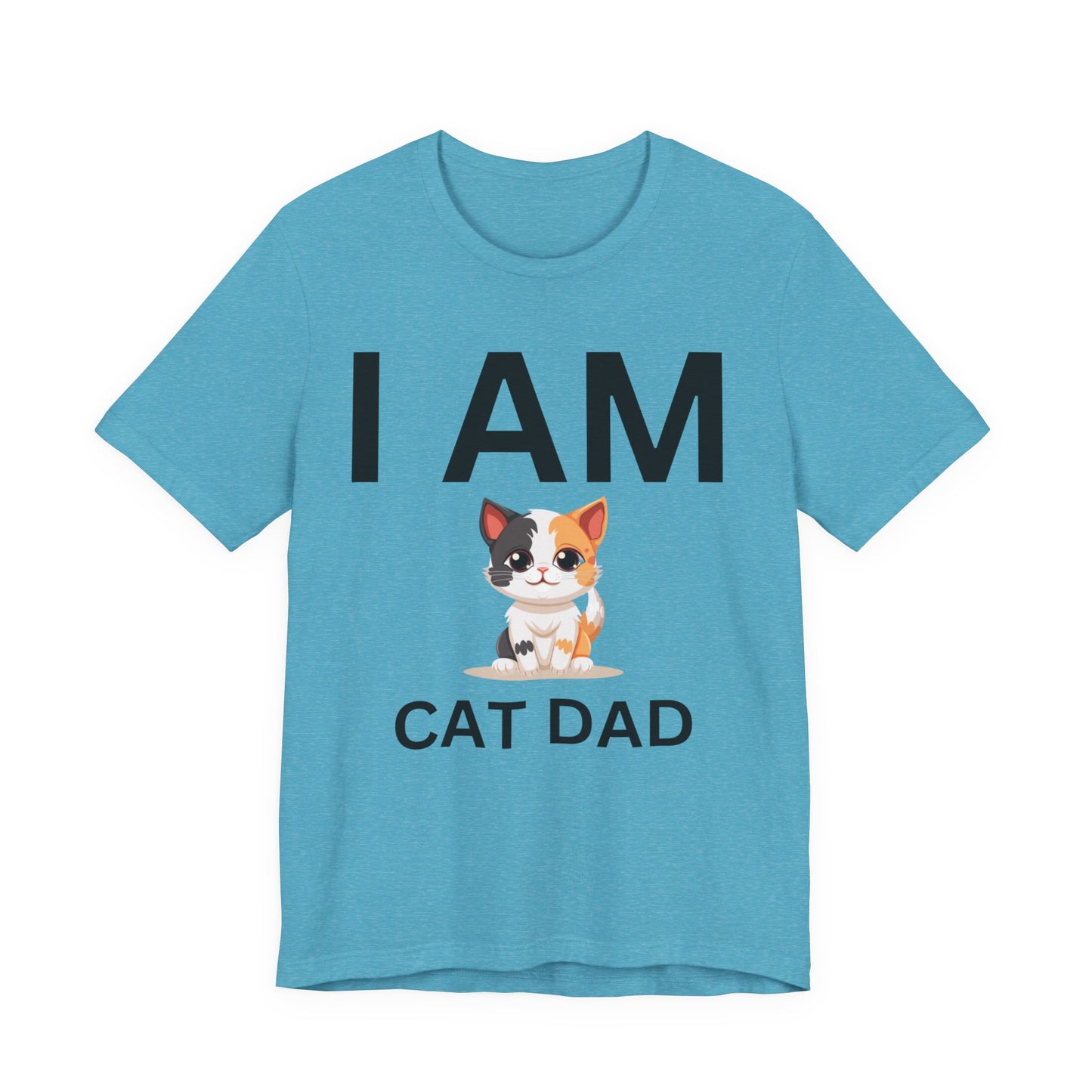 I AM Cat Dad Short Sleeve Tee