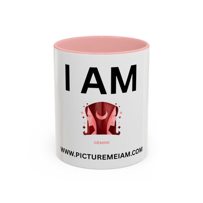 I AM Gemini Inspirational Accent Coffee Mug - 11/15oz