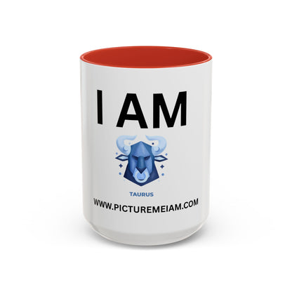 I AM Taurus Inspirational Accent Coffee Mug - 11/15oz