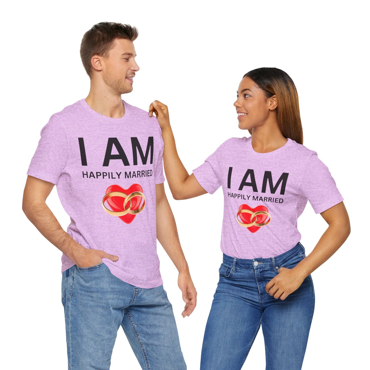 I AM Happily Unisex Short Sleeve Tee