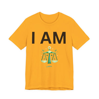 I AM Libra Unisex Short Sleeve Tee