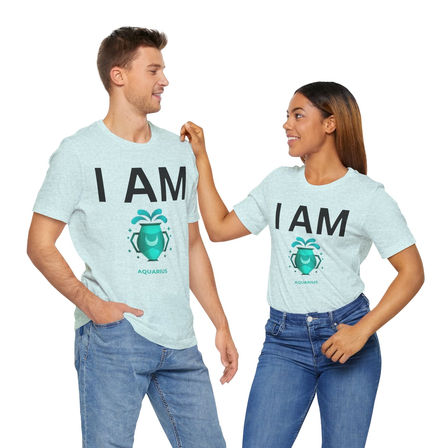 I AM Aquarius Unisex Short Sleeve Tee