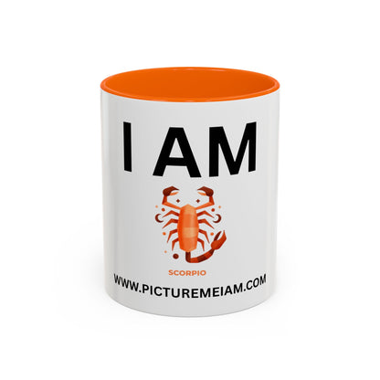 I AM Scorpio Inspirational Accent Coffee Mug - 11/15oz