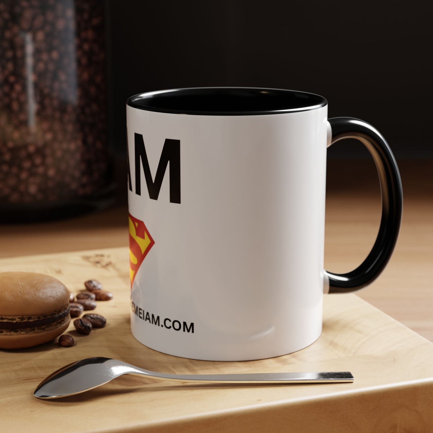 I AM Suprman Inspirational Accent Coffee Mug - 11/15oz