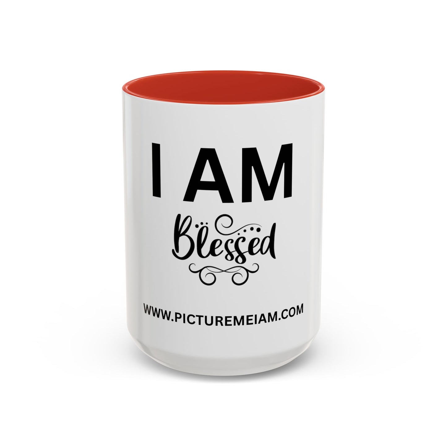 I AM Blessed Inspirational Accent Coffee Mug - 11/15oz