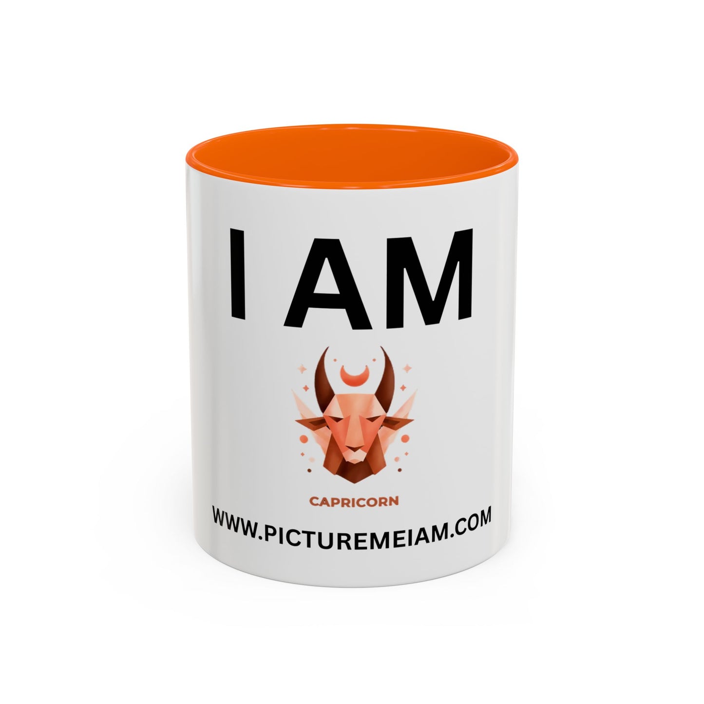 I AM Capricorn Inspirational Accent Coffee Mug - 11/15oz