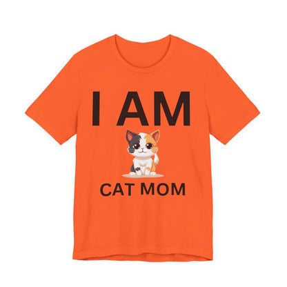 I AM Cat Mom Short Sleeve Tee