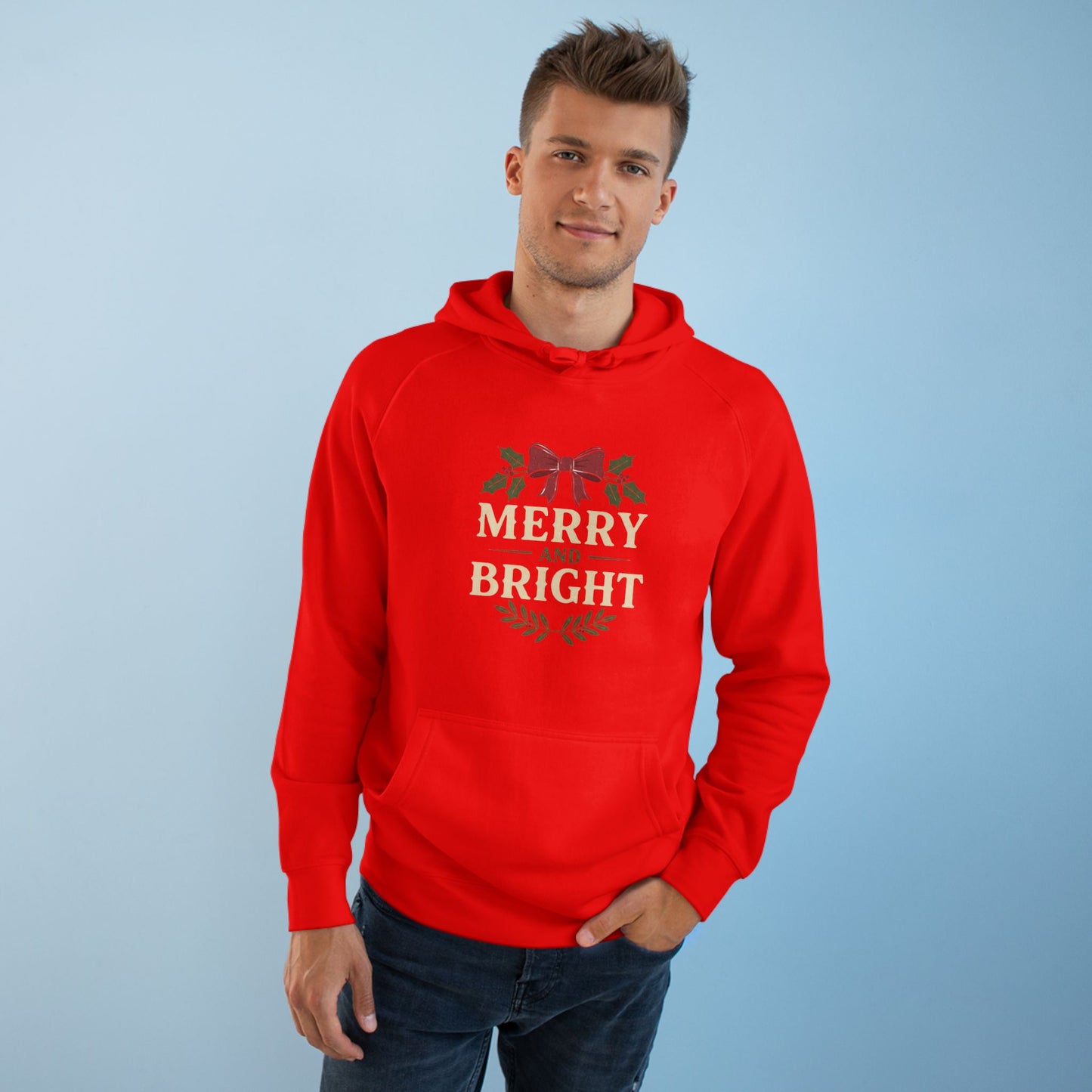 Merry and Bright Holiday Hoodie