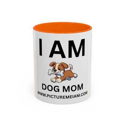 I AM Dog Mom Inspirational Accent Coffee Mug - 11/15oz