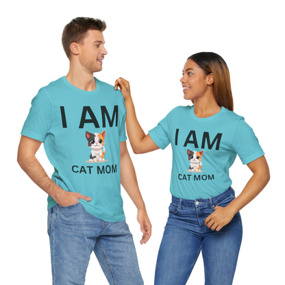 I AM Cat Mom Short Sleeve Tee
