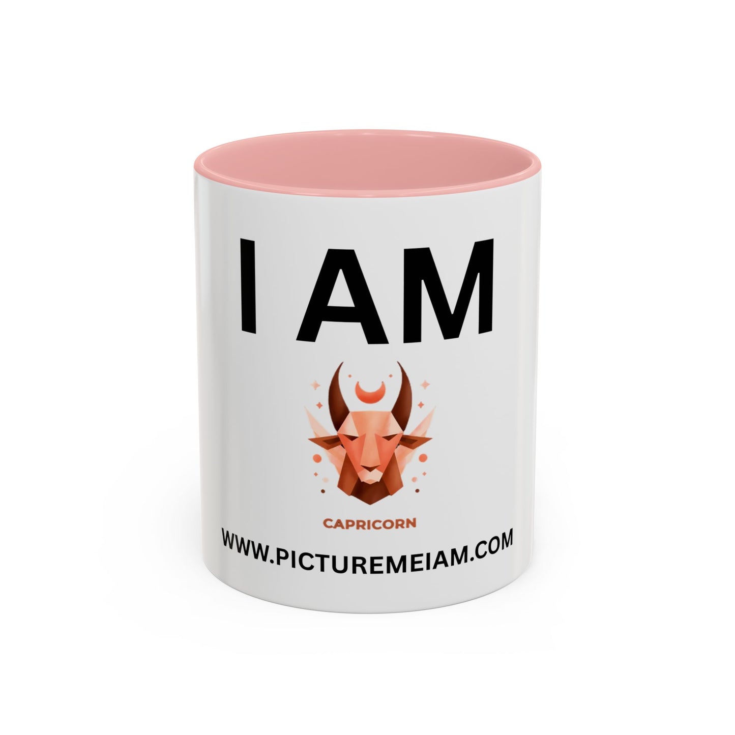 I AM Capricorn Inspirational Accent Coffee Mug - 11/15oz