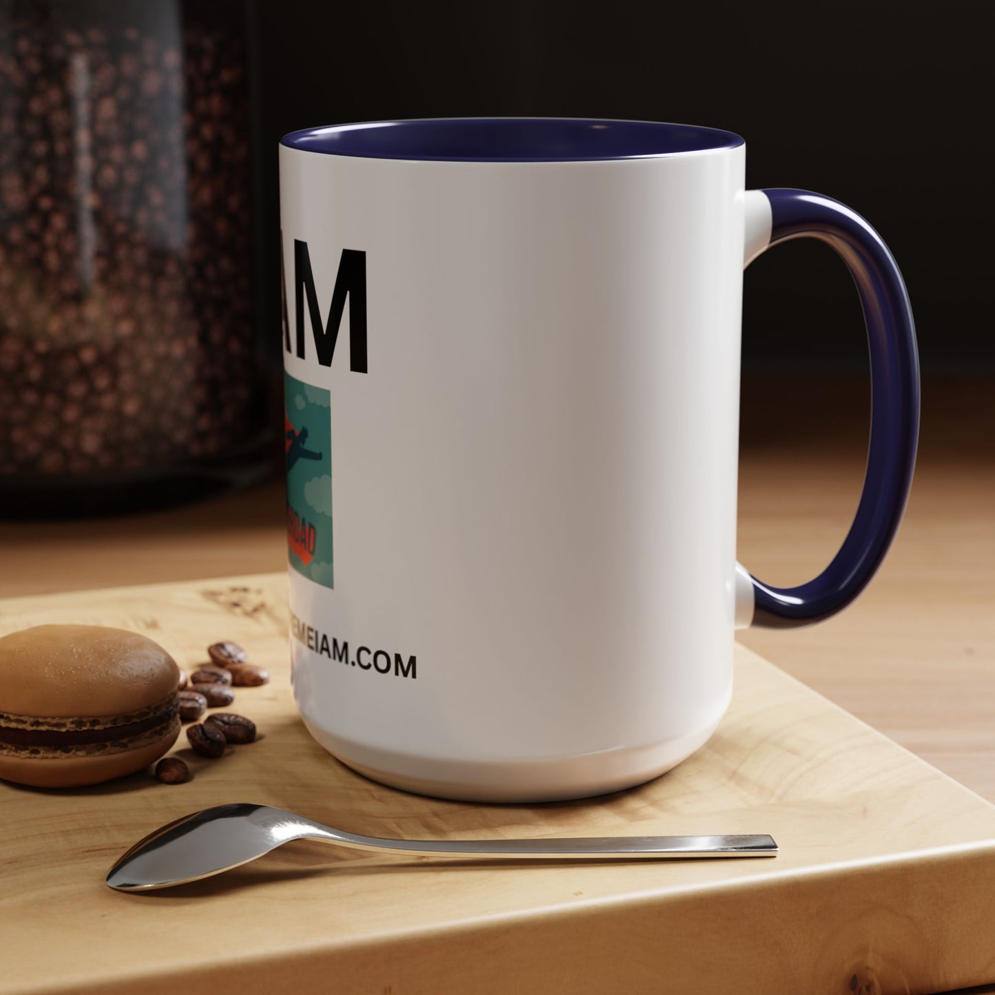 I AM Duper Dad Inspirational Accent Coffee Mug - 11/15oz