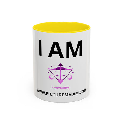 I AM Sagittarius Inspirational Accent Coffee Mug - 11/15oz