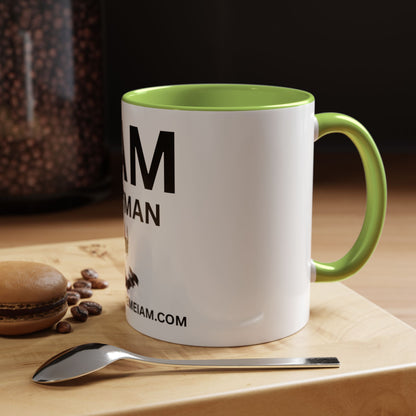 I AM Batman Inspirational Accent Coffee Mug - 11/15oz