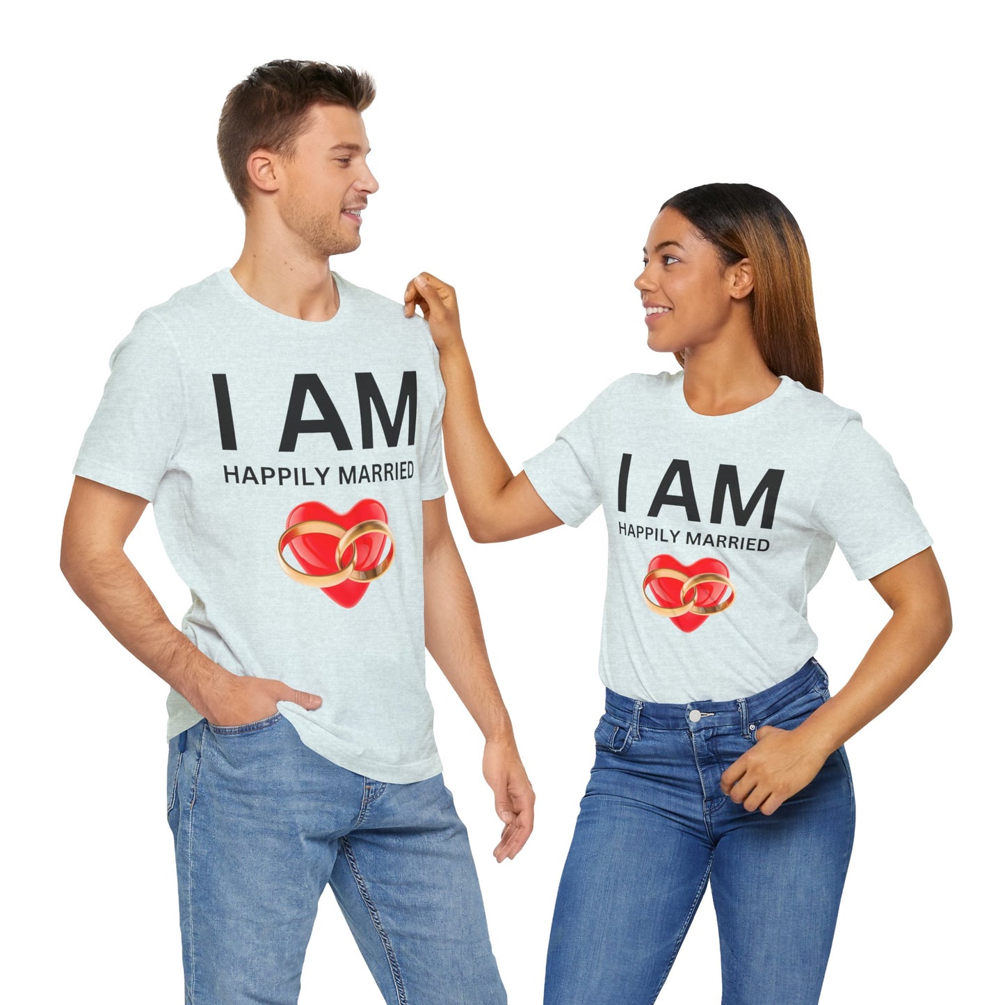 I AM Happily Unisex Short Sleeve Tee