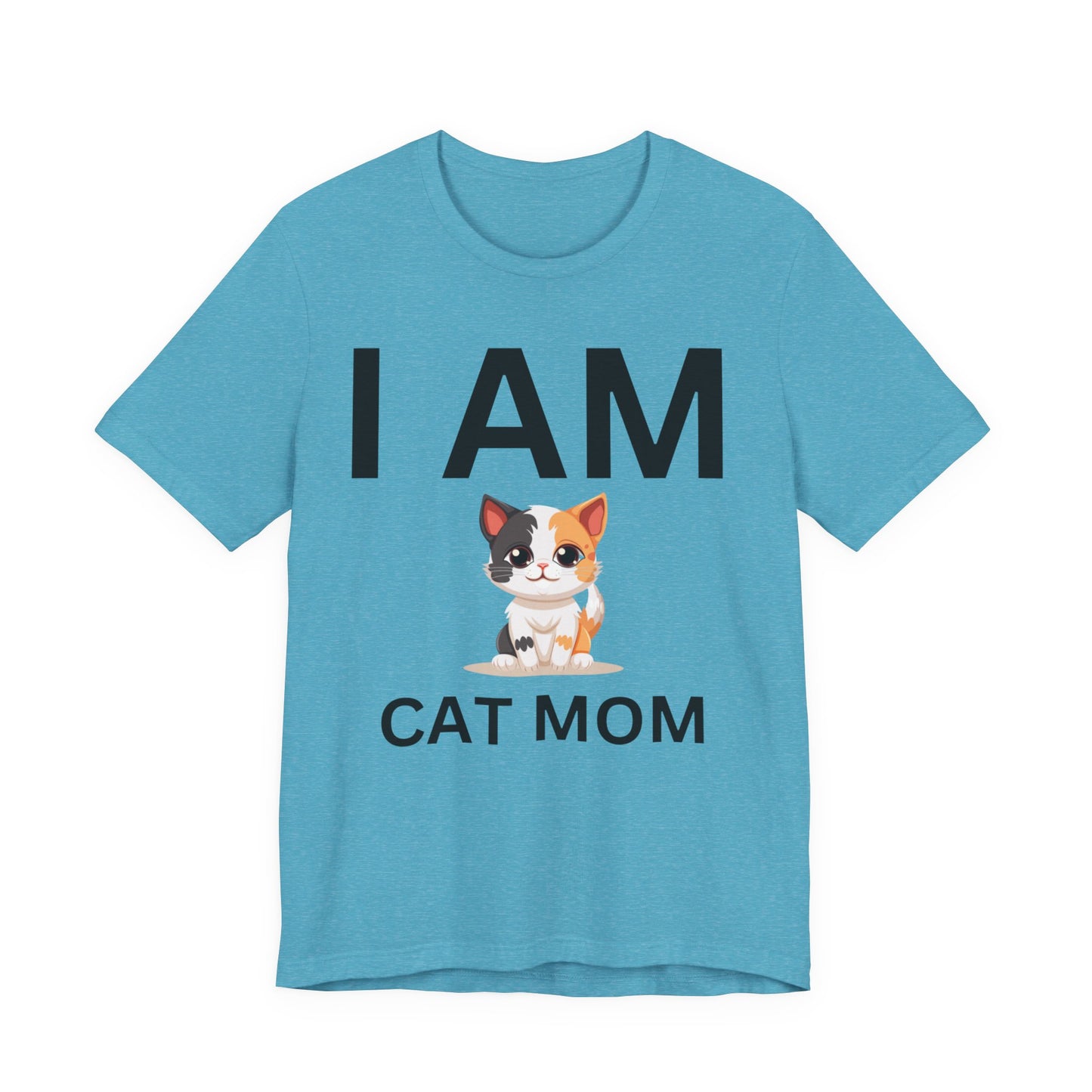 I AM Cat Mom Short Sleeve Tee