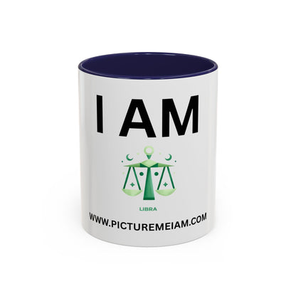 I AM Libra Inspirational Accent Coffee Mug - 11/15oz