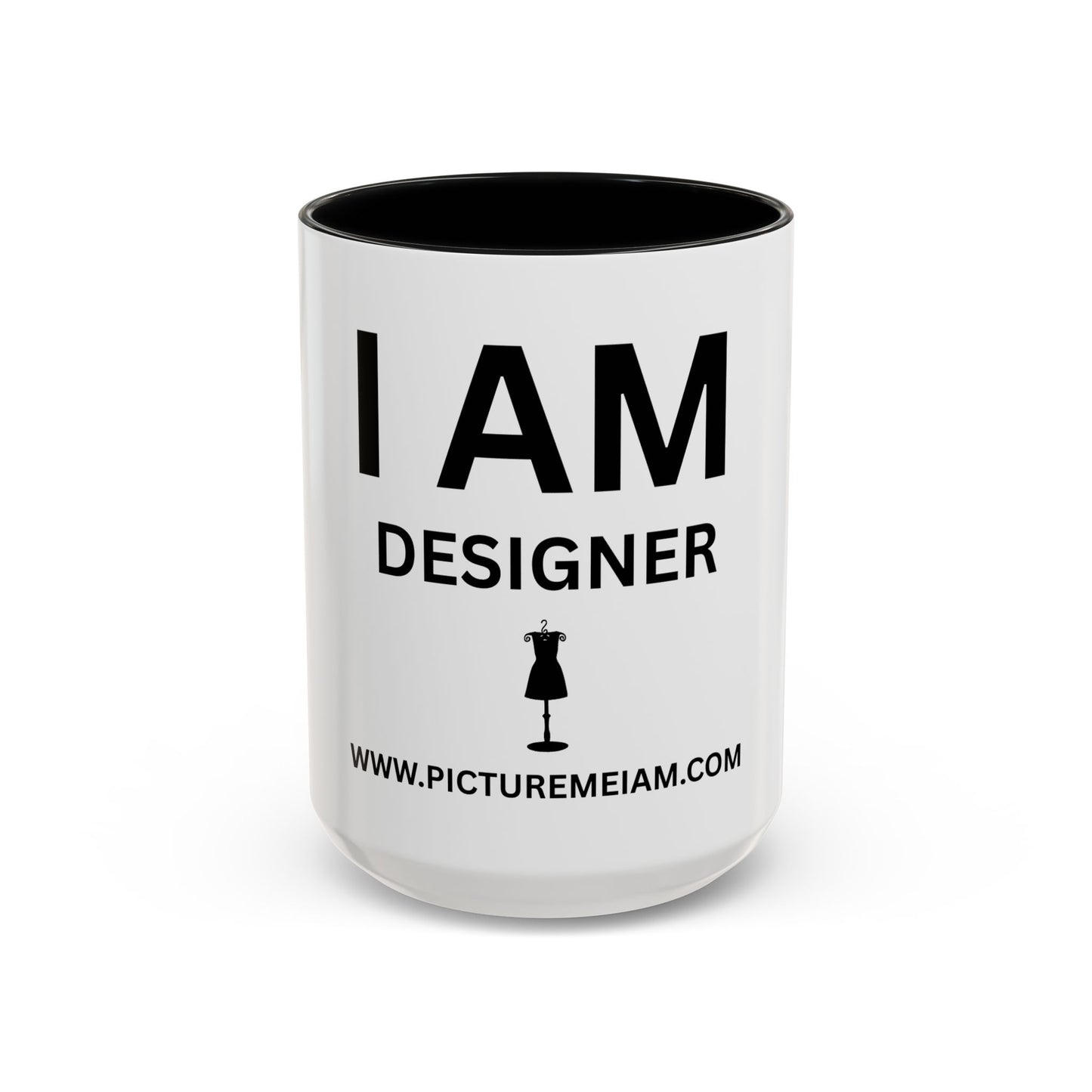 I AM Designer Inspirational Accent Coffee Mug - 11/15oz