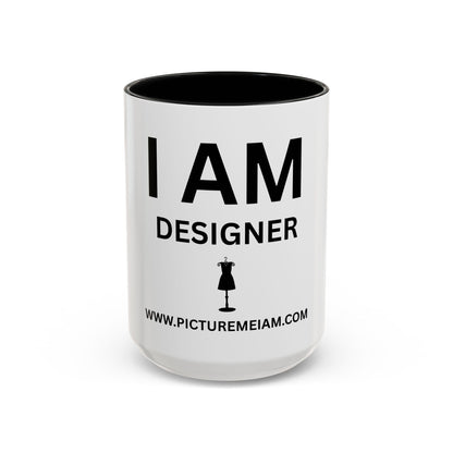 I AM Designer Inspirational Accent Coffee Mug - 11/15oz