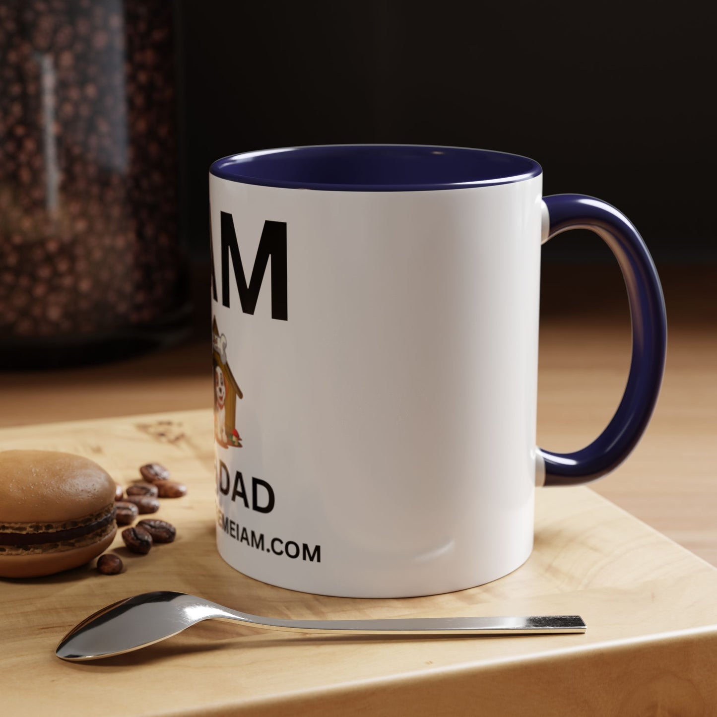 I AM Dog Dad Inspirational Accent Coffee Mug - 11/15oz