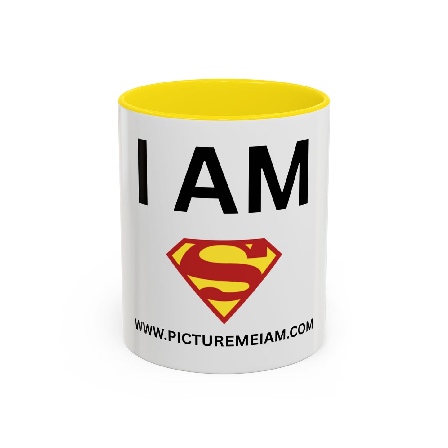 I AM Suprman Inspirational Accent Coffee Mug - 11/15oz