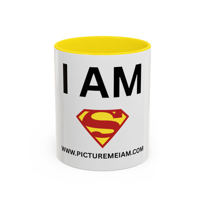 I AM Suprman Inspirational Accent Coffee Mug - 11/15oz