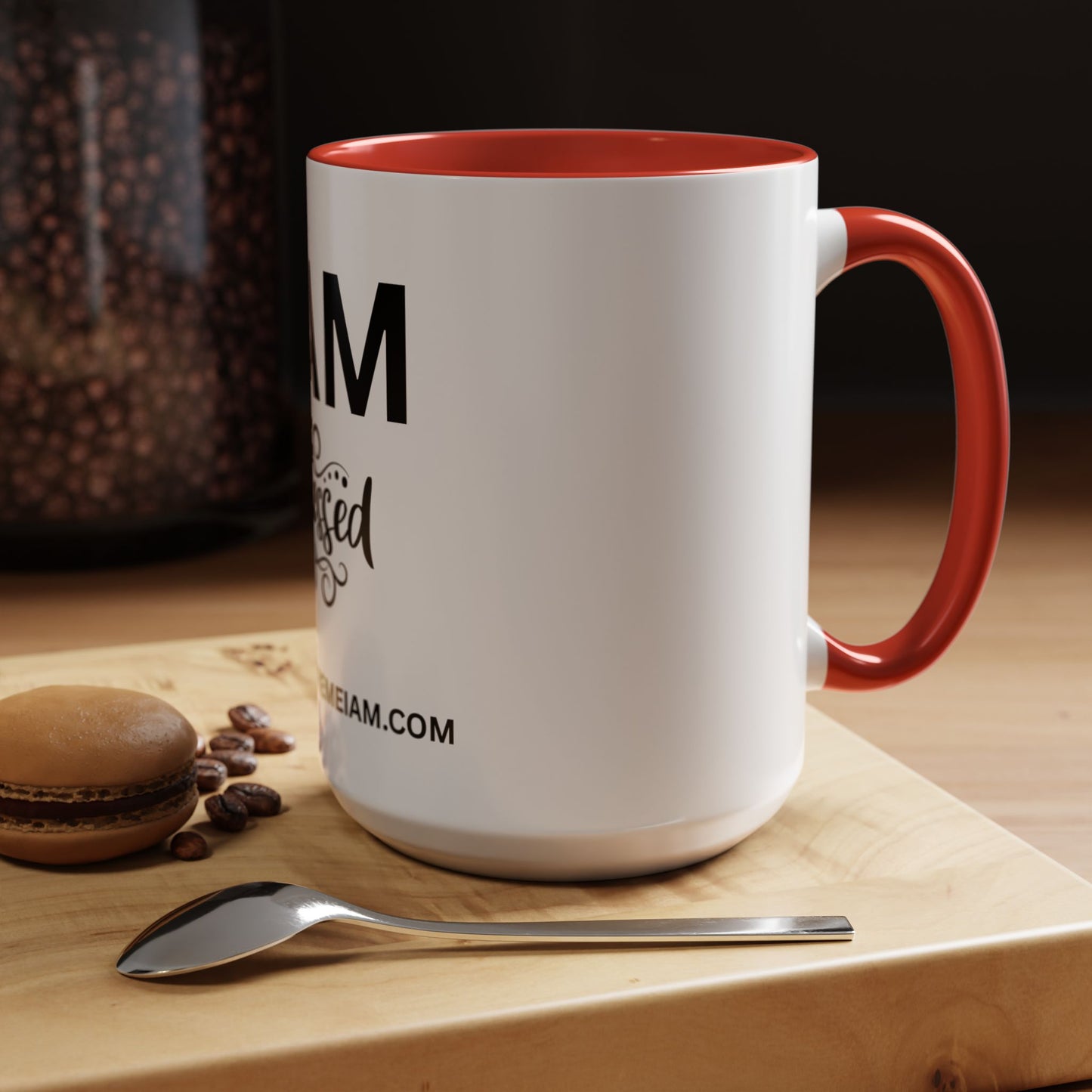 I AM Blessed Inspirational Accent Coffee Mug - 11/15oz