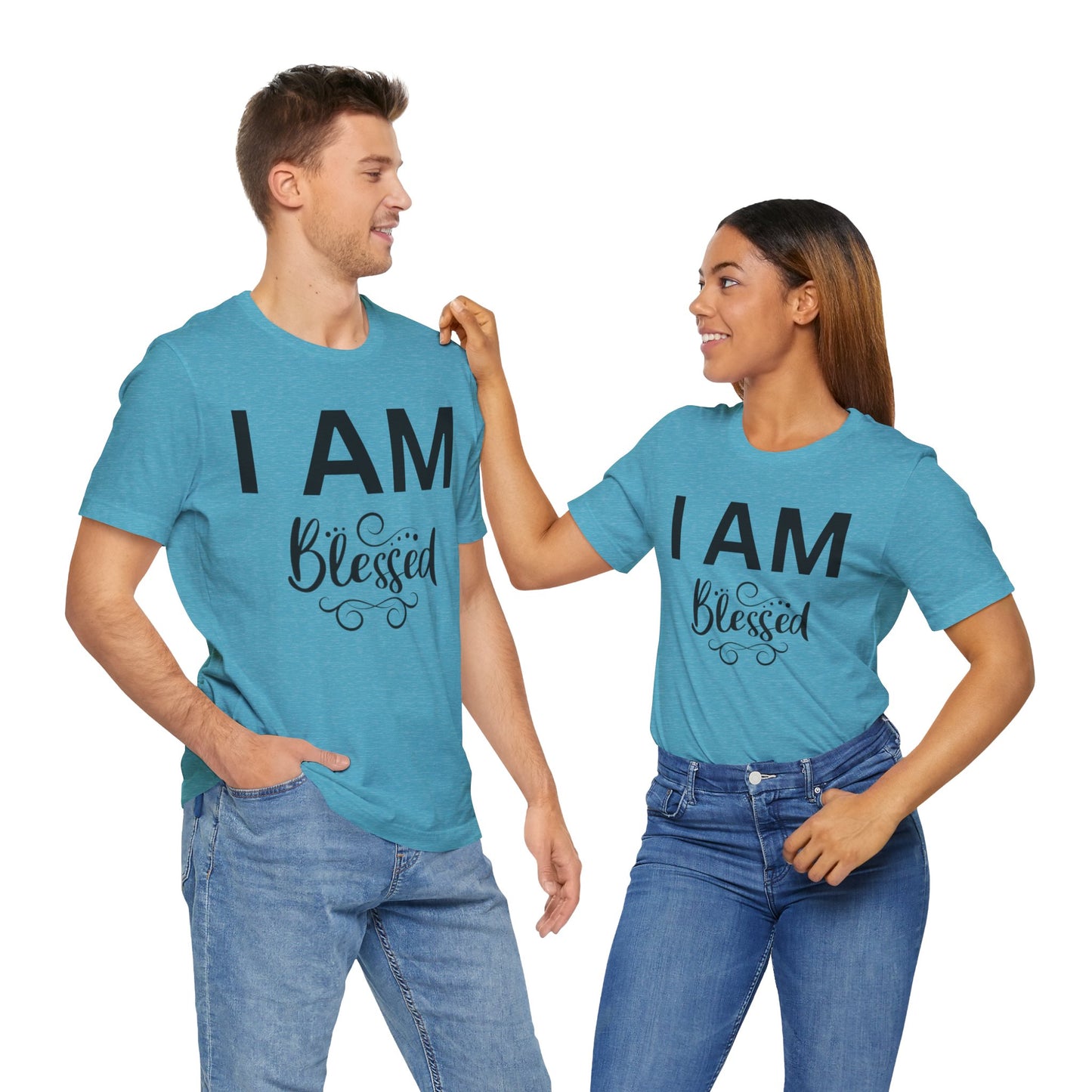 I AM Blessed Unisex Short Sleeve Tee