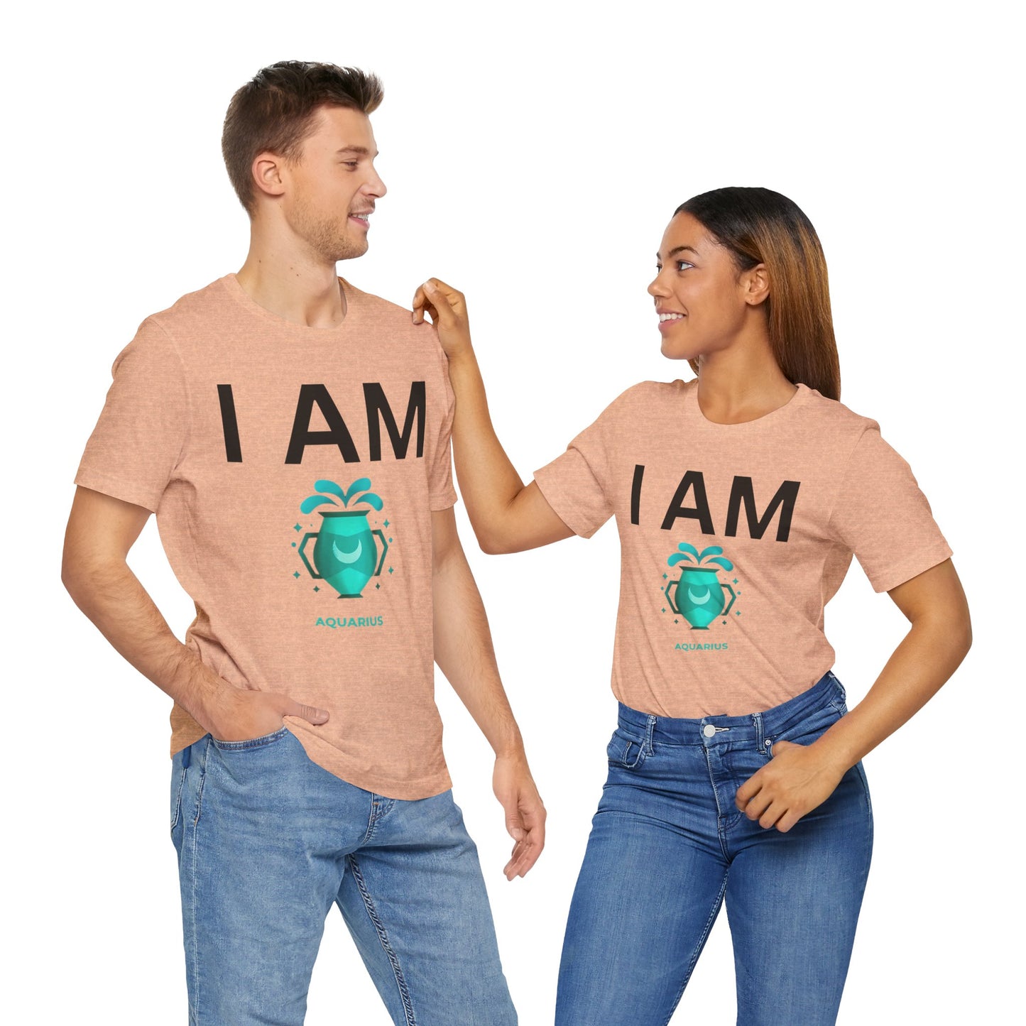 I AM Aquarius Unisex Short Sleeve Tee