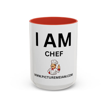 I AM Chef Inspirational Accent Coffee Mug - 11/15oz