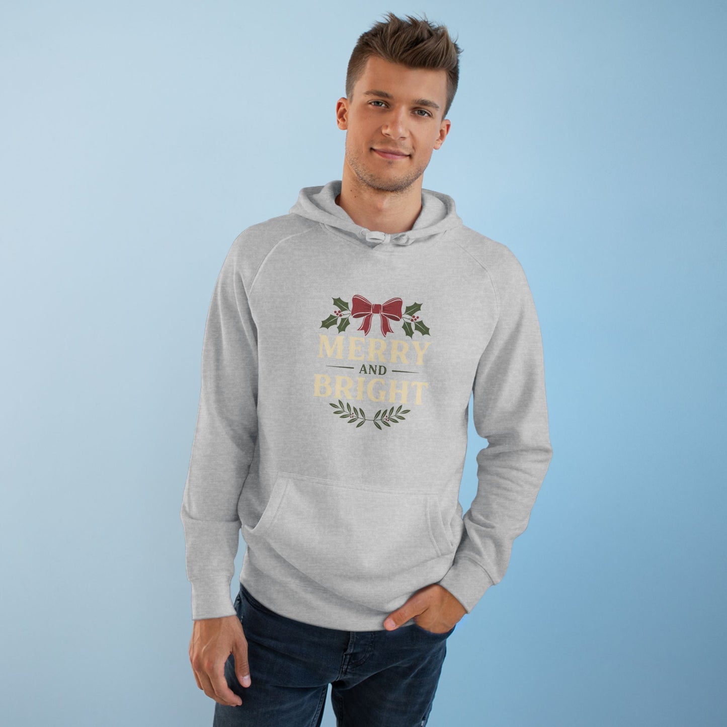 Merry and Bright Holiday Hoodie