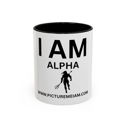 I AM Alpha Men Inspirational Accent Coffee Mug - 11/15oz