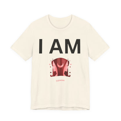 I AM Gemini Unisex Short Sleeve Tee