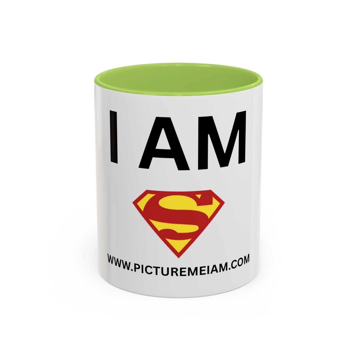 I AM Suprman Inspirational Accent Coffee Mug - 11/15oz