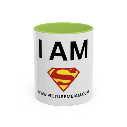 I AM Suprman Inspirational Accent Coffee Mug - 11/15oz
